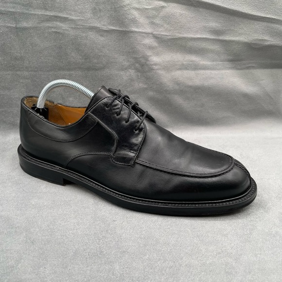 Mezlan Men's Cordoba Black Leather Split Toe Oxfords‎ Shoes Size 9M - Picture 1 of 10